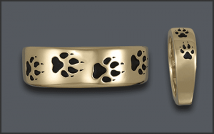 Men's Hybrid Wolf Track Ring