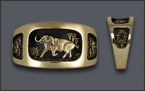 Men's Cape Buffalo Ring