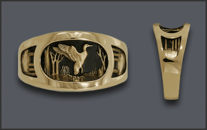 Men's New Mallard Duck Ring