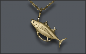 Men's Albacore Tuna Pendant With Hook