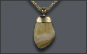 Mens Elk Ivory Pendant New Cap
