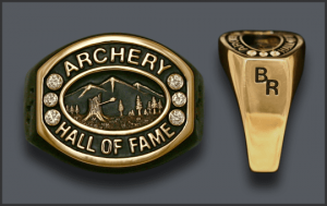 Men's Archery Hall Of Fame Ring