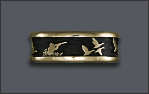 Men's Goose Hunter Wedding Band