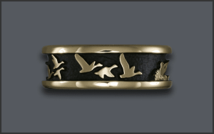 Men's Goose Hunter Wedding Band